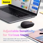 Baseus F01A Silent Wireless Mouse Comfortable Design - Image 18