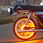 Universal Dual-Color LED Bike Hub Light (White & Yellow) - Image 2