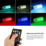 Universal LED Parking Light Bulb Set with Remote Control - Image 3