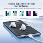 Joyroom JR-EC05 Type-C Series Half-In-Ear Wired Earphones - Image 3