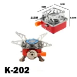 K-202 | Portable Card-Type Mini Camping Stove - Image 4