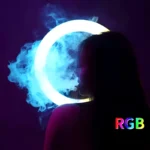 MJ18 18-Inch RGB Ring Light with 3 Phone Holders - Image 2