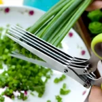 Best 5-Layer Multi-Cut Veggie & Herb Scissor - Image 3
