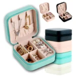Portable Mini Jewelry Organizer Box for Rings & Necklaces - Image 2