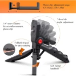 Professional Vlogging Kit with LED Light & Tripod - Image 3