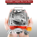 K-202 | Portable Card-Type Mini Camping Stove - Image 2