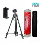 T-3520 Professional Portable Tripod for Mobile & DSLR - Image 3