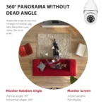 V380 Full HD 1080P WiFi Bulb Camera with Night Vision - Image 4