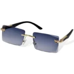 Trendy Rimless Polarized Sunglasses – UV400 Protection - Image 3