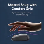 Baseus F01A Silent Wireless Mouse Comfortable Design - Image 4