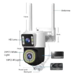 V380 Pro 4K Dual Lens WiFi Camera with AI Tracking - Image 5