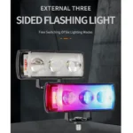 LED Multi-Color Strobe Motorcycle Spotlight (12V-80V) - Image 5