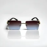 Trendy Rimless Polarized Sunglasses – UV400 Protection - Image 6