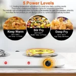 2000W Electric Dual Burner Stove – Portable Hot Plate - Image 7
