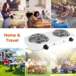 2000W Electric Dual Burner Stove – Portable Hot Plate - Image 10