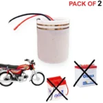 Universal 12V Battery Capacitor for CD70 & CG125 (Pack of 2) - Image 3