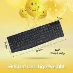 Wireless Model PC230A Slim 2.4GHz USB Keyboard - Image 3
