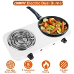 2000W Electric Dual Burner Stove – Portable Hot Plate - Image 22