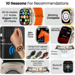 7-in-1 Ultra Smartwatch (7 Interchangeable Straps) - Image 3