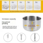 NIMA Electric Stainless Steel Spice & Herb Grinder - Image 5