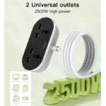 LDNIO SC-2018 10M 2 AC Outlet Extension Power Socket Plug - Image 7