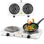 2000W Electric Dual Burner Stove – Portable Hot Plate - Image 6