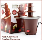 BD-017 Electric 3-Tier Mini Chocolate Fondue Fountain —An Elegant Addition to Your Dessert Table