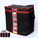 Pack of 3 High-Quality 100 GSM Non-Woven Foldable Storage Organizer Bags - Image 14