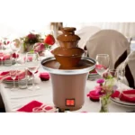 BD-017 Electric 3-Tier Mini Chocolate Fondue Fountain —An Elegant Addition to Your Dessert Table - Image 5