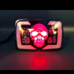 Skull Style LED Projector Headlight with DRL & Indicators – Perfect Fit for Honda CD70 / CG125 - Image 6