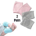 Pack of 2 Pairs Baby Anti-Slip Crawling Knee & Elbow Pads – Soft Breathable Protection - Image 10