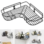 Multi-Use Wall Corner Storage Shelf – Durable Metal Bathroom & Kitchen Organizer - Image 10