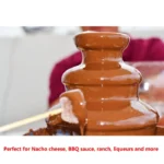 BD-017 Electric 3-Tier Mini Chocolate Fondue Fountain —An Elegant Addition to Your Dessert Table - Image 6