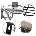 Multi-Use Wall Corner Storage Shelf – Durable Metal Bathroom & Kitchen Organizer - Image 11