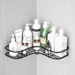Multi-Use Wall Corner Storage Shelf – Durable Metal Bathroom & Kitchen Organizer - Image 12