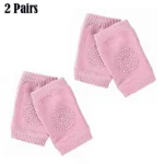 Pack of 2 Pairs Baby Anti-Slip Crawling Knee & Elbow Pads – Soft Breathable Protection - Image 12