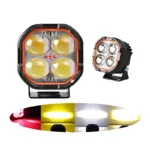 Dual Vision Quad-Lens High-Power LED Auxiliary Light for Motorcycles, Cars & Off-Road Vehicles - Image 2