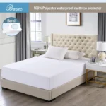King Size Waterproof Mattress Cover Cotton Fitted Sheet Protector Bedsheet - Image 12