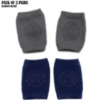 Pack of 2 Pairs Baby Anti-Slip Crawling Knee & Elbow Pads – Soft Breathable Protection - Image 14
