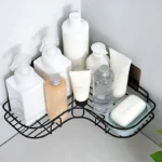 Multi-Use Wall Corner Storage Shelf – Durable Metal Bathroom & Kitchen Organizer - Image 17