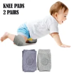 Pack of 2 Pairs Baby Anti-Slip Crawling Knee & Elbow Pads – Soft Breathable Protection - Image 15