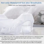 King Size Waterproof Mattress Cover Cotton Fitted Sheet Protector Bedsheet - Image 16