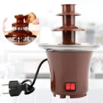BD-017 Electric 3-Tier Mini Chocolate Fondue Fountain —An Elegant Addition to Your Dessert Table - Image 15
