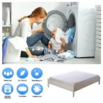 King Size Waterproof Mattress Cover Cotton Fitted Sheet Protector Bedsheet - Image 17
