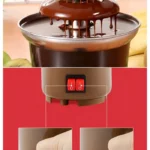 BD-017 Electric 3-Tier Mini Chocolate Fondue Fountain —An Elegant Addition to Your Dessert Table - Image 16