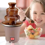 BD-017 Electric 3-Tier Mini Chocolate Fondue Fountain —An Elegant Addition to Your Dessert Table - Image 18