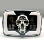 Skull Style LED Projector Headlight with DRL & Indicators – Perfect Fit for Honda CD70 / CG125 - Image 10