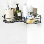Multi-Use Wall Corner Storage Shelf – Durable Metal Bathroom & Kitchen Organizer - Image 4