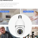 V380 Full HD 1080P Wireless LED PTZ IP Bulb Camera With NIGHT VISION, Wide Angle, Two-way Audio - Image 2