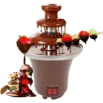 BD-017 Electric 3-Tier Mini Chocolate Fondue Fountain —An Elegant Addition to Your Dessert Table - Image 2